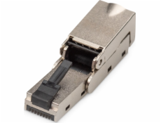 DIGITUS CAT 6A Field Termination Plug bendable , STP s dust cap, bend relief