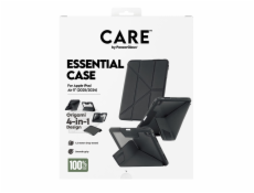 CARE by PanzerGlass - Pouzdro s klopou pro tablet - termoplastický polyuretan (TPU) - cerná - pro Apple 11-inch iPad Air (M2, M3)