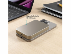 Epico UltraPack Qi2 10000mAh Mag+ bezdrôtová powerbanka EM71b - titanová