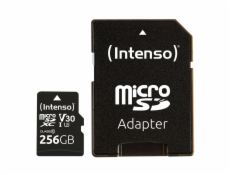 Intenso microSDXC          256GB C10 UHS-I Professional + Adapter