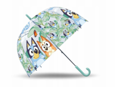 Kids Euroswan Modrý průhledný manuální deštník