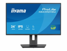 Iiyama Prolite XB2492HSU-B1 (60,5 cm (24 palců), černý (matný), FullHD, IPS, HDMI, DP, USB hub, nastavitelný stojan, 120Hz panel)