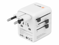 Boompods World Travel Plug 20W White