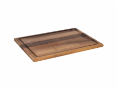 Gefu ENNO Schneidebrett groß mit Saftrille, Walnussholz