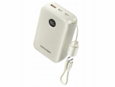 Powerbank Vention 20000mAh 2 x USB-C 1x USB-A z wyświetlaczem 22,5W beżowy
