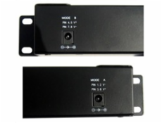 POE injektor aktivní/pasivní - 12x 1 Gb/s, stíněný panel, 802.3af/at