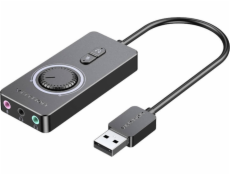 Vention Externí zvuková karta USB 2.0 CDRBF 1m (černá)