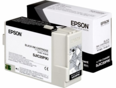 Epson SJIC20P(K) - Černá - originální - inkoustová cartridge - pro TM C3400BK