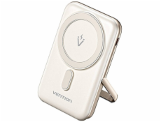 Bezprzewodowy magnetyczny powerbank Vention 20W PD 10000 mAh biały
