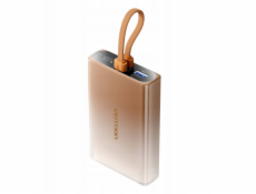 Powerbank Vention 10000 mAh USB-C + Lightning + USB-A 22,5W z wyświetlaczem LED miedziany