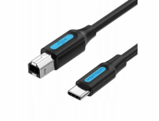 Kabel pro tiskárnu USB 2.0 typ C samec na B samec 2 m
