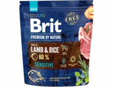BRIT Premium by Nature Sensitive Lamb&Rice - suché krmivo pro psy - 1 kg