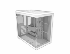 Cooler Master case Elite 600, ATX, Průhledná bočnice, 4x 120mm Fan, Bílá