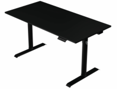 AROZZI herní stůl ARENA NORDICO Black/ motorizovaný/ barva deska černá, nohy černé/ šíře 140cm/ výška 71-115 cm