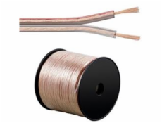 PremiumCord kabel 1m (jenom po 100m cela civka) na propojení reprosoustav 100% CU měď 2x 2,5mm2