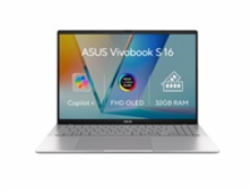 ASUS NTB Vivobook S16 (S3607QA-OLED064W), X X1 26 100, 16  1920x1200, 32GB, 1TB SSD, Adreno, W11 Home, Cool Silver