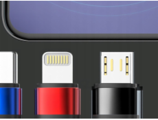 3mk kabel Hyper Cable N-SERIES A to C/Lightning/Micro 1.2m 9V/2A 18W QC3.0 Black