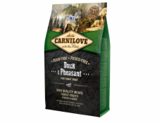 CARNILOVE Adult Duck and pheasant - suché krmivo pro psy - 4kg