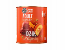 JOHN DOG Pumpkin Adult Boar with pumpkin - Mokré krmivo pro psy - 6x800g