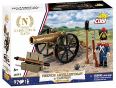 Cobi Klocki Francouzský dělostřelec s kanónem 97 kusů