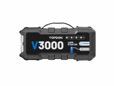 TOPDON Car Jump Starter V3000/3000A/12V vozidla/24000mAh/9l benzín/7l diesel/LED světlo |