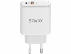 Savio LA-12 nabíječka na PDA/mobilní telefon Univerzální Bílá AC Rychlé nabíjení Vnitřní