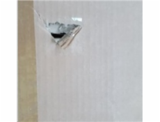 BAZAR - Magnetická tabule AVELI 60x45 cm, hliníkový rám+korková nástěnka 30x30 cm - POŠKOZENÝ OBAL