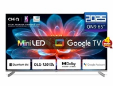 CHiQ M65QA9  TV 65 , UHD MiniLED  Google TV DLG 120 Hz
