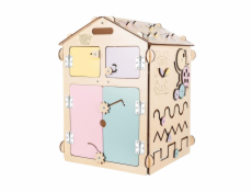 BusyKids Activity board Domeček pastelový