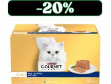PURINA GOURMET GOLD Mus Mix smaków 48x85g