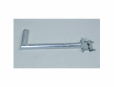 Držák antény na balkón, žárový zinek, délka 50cm