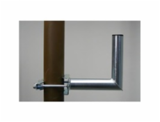 Držák antény na stožár, galvanický zinek, délka 20cm