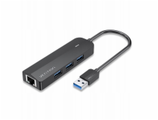 Hub 5w1 Vention USB 3.0 z adapterem Gigabit Ethernet