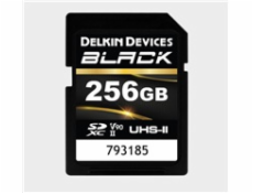 Delkin SDXC BLACK Rugged UHS-II R300/W250 (V90) 256GB (new)