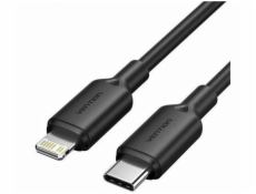Kabel USB-C na Lightning 3A 480Mbps 1m ČERNÝ