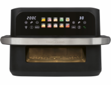 ProfiCook PC-FR 1313 H Dvojitý 10 l Samostatné 2400 W Horkovzdušná fritéza Černá, Nerezová ocel