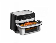 Tefal Dual Easy Fry Flex EY922D 9 l Samostatné Horkovzdušná fritéza Černá, Nerezová ocel