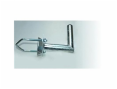 Držák antény na stožár do průměru 150mm s vinklem, žárový zinek, délka 20cm