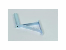 Držák antény na zeď se vzpěrou, galvanický zinek, délka 19cm