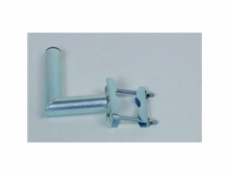 Držák antény na balkón, galvanický zinek, délka 15cm