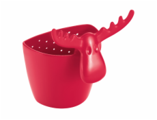 Koziol RUDOLF nálevník na čaj červený