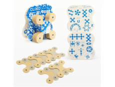 Stavebnice CLIXO Designer Beige & Grey - magnetická, 9 kusů