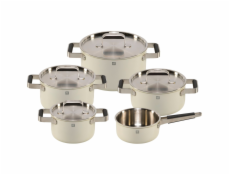 Zwilling Pure Kochgeschirrset 5-tlg. 18/10 elfenbeinfarben