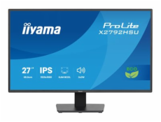 Iiyama Prolite X2792HSU-B1 (68,6 cm (27 palců), černý (matný), FullHD, IPS, HDMI, DP, USB hub, 120Hz panel)