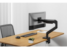 Digitus Držák na jednu pracovní desku s upínacím mechanismem a mechanickou pružinou, 1x LCD max. 49  20 kg, VESA: 75x75, 100x100, černý