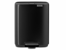 Comfort BRABANTIA atkritumu tvertne ar pedali 7L Matt black 237867 237867 (8710755237867)