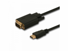 Kabel HDMI (M) - VGA (M) 1,8 m CL-197