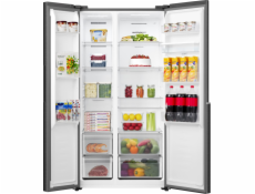 Gorenje NRS917E41BXWD lednice s mrazničkou (vedle sebe) Stojací 541 l E Černá