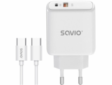 Savio LA-13 nabíječka na PDA/mobilní telefon Univerzální Bílá AC Rychlé nabíjení Vnitřní