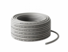 Qoltec Síťový patchcord UTP s kroucenou dvojlinkou | Měď Cu | CAT6 | Vysokorychlostní 1Gb/s | LAN | 50m | Šedý